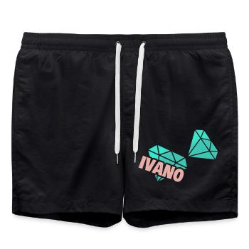 Papa Iva - Swim Trunks - black - Front - AI Model Male 185 light (185cm)