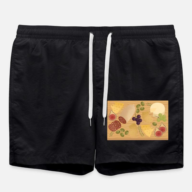 Charcuterie Board - Swim Trunks - black