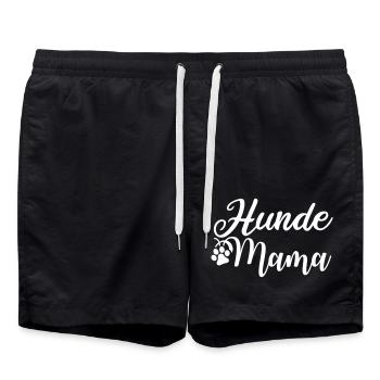 Chiens Maman Patte - Short de bain - noir - Devant - AI Model Male 185 light (185cm)