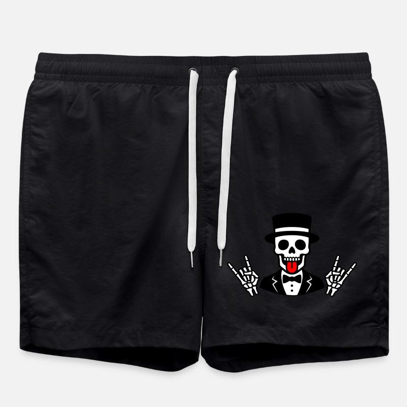Groom Squelette - Short de bain - noir