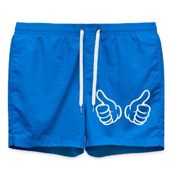 Daumen Hoch Hand - Badeshorts - Cobalt blue - Vorne