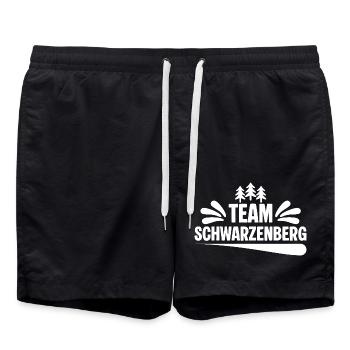 Team Schwarzenberg - Badeshorts - Schwarz - Vorne - AI Model Male 185 light (185cm)