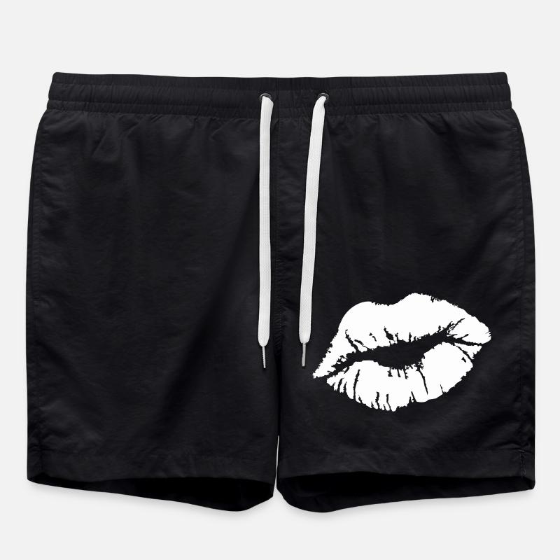 kuss - Badeshorts - Schwarz