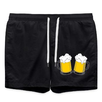 Bier - Swim Trunks - black - Front - AI Model Male 185 light (185cm)
