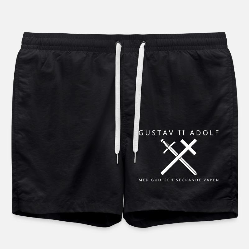 Gustav II Adolf - Swim Trunks - black