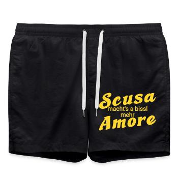 Scusa - Swim Trunks - black - Front - AI Model Male 185 light (185cm)