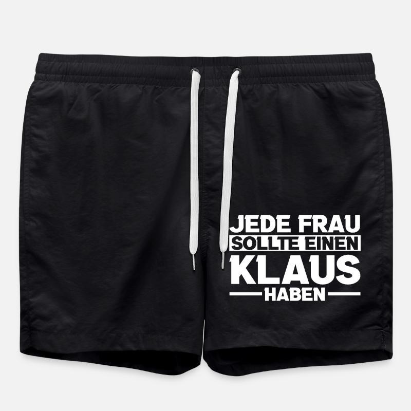 Klaus - Short de bain - noir