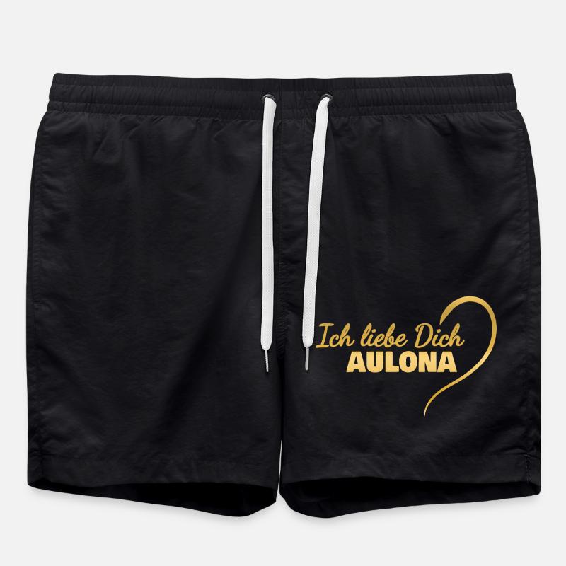 Gift for Aulona - Swim Trunks - black