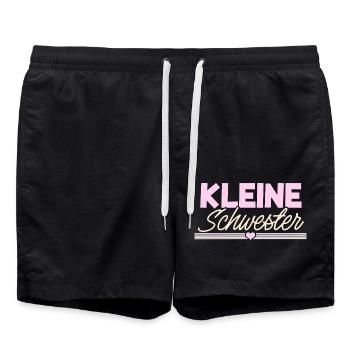 Kleine Schwester - Badeshorts - Schwarz - Vorne - AI Model Male 185 light (185cm)