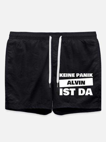 Gift for Alvin - Swim Trunks - black
