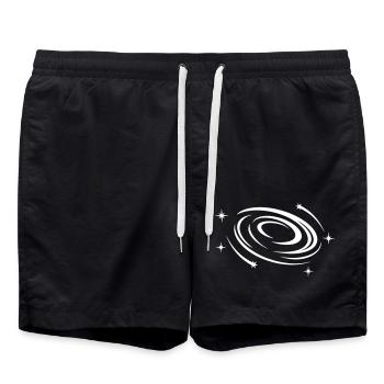 GALAXY GRAVITATION - Badeshorts - Schwarz - Vorne - AI Model Male 185 light (185cm)
