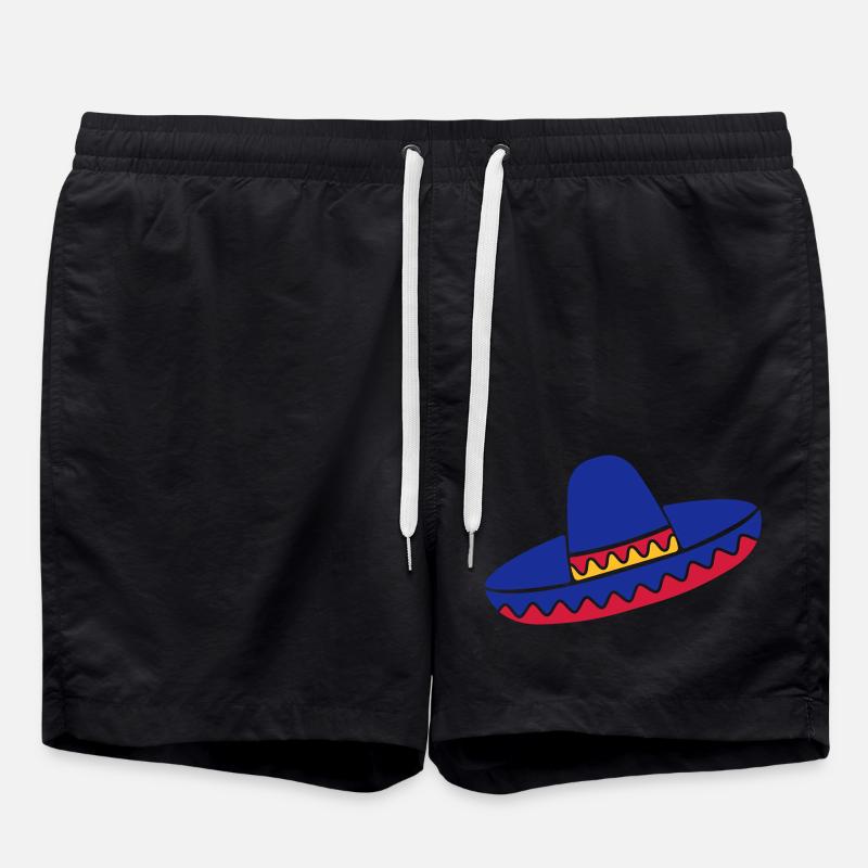 Sombrero - Badeshorts - Schwarz