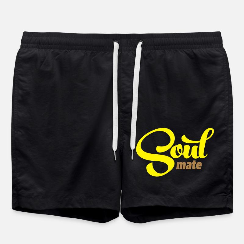 Soulmate - Badeshorts - Schwarz