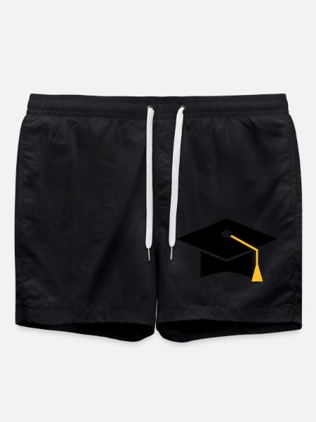 Doktorhut - Badeshorts - Schwarz
