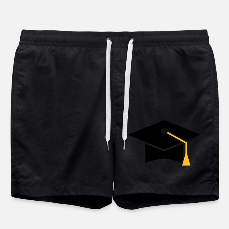 Doktorhut - Badeshorts - Schwarz