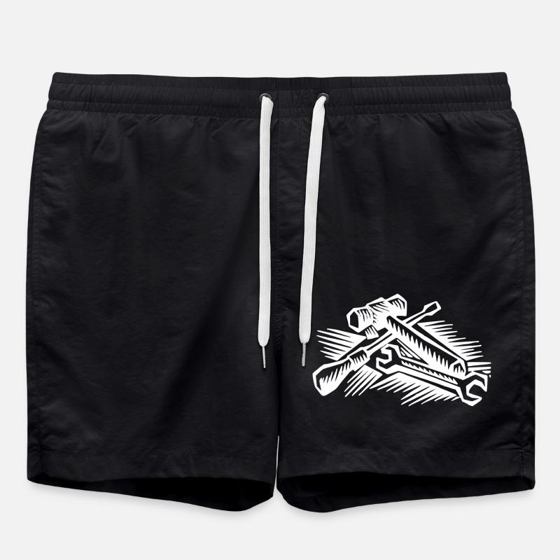 outil - Short de bain - noir