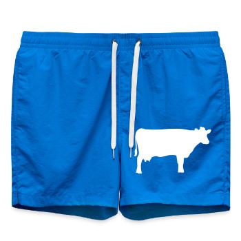 Cow - Swim Trunks - cobalt blue - Front
