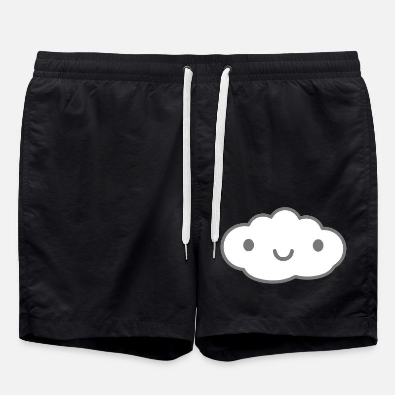 petit nuage de pluie - Short de bain - noir