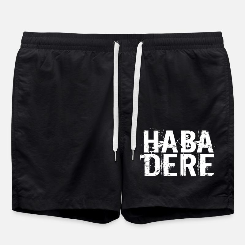 HABA DERE - Short de bain - noir