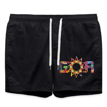 Goa - Swim Trunks - black - Front - AI Model Male 185 light (185cm)