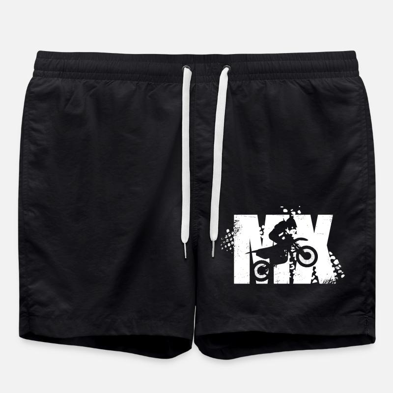 MX Motocross jump freestyle - Short de bain - noir