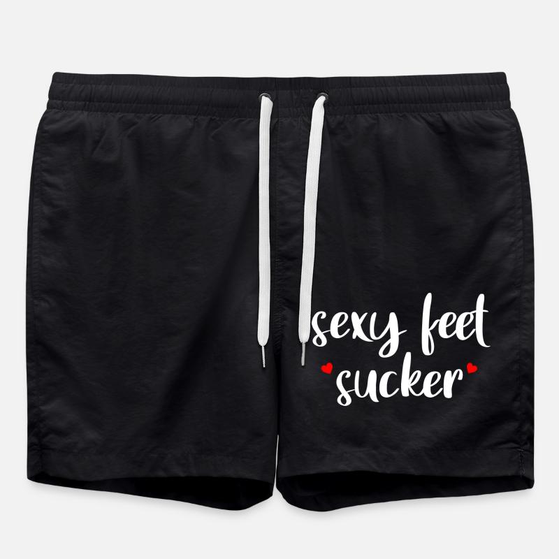 Sexy Feet Sucker - Short de bain - noir