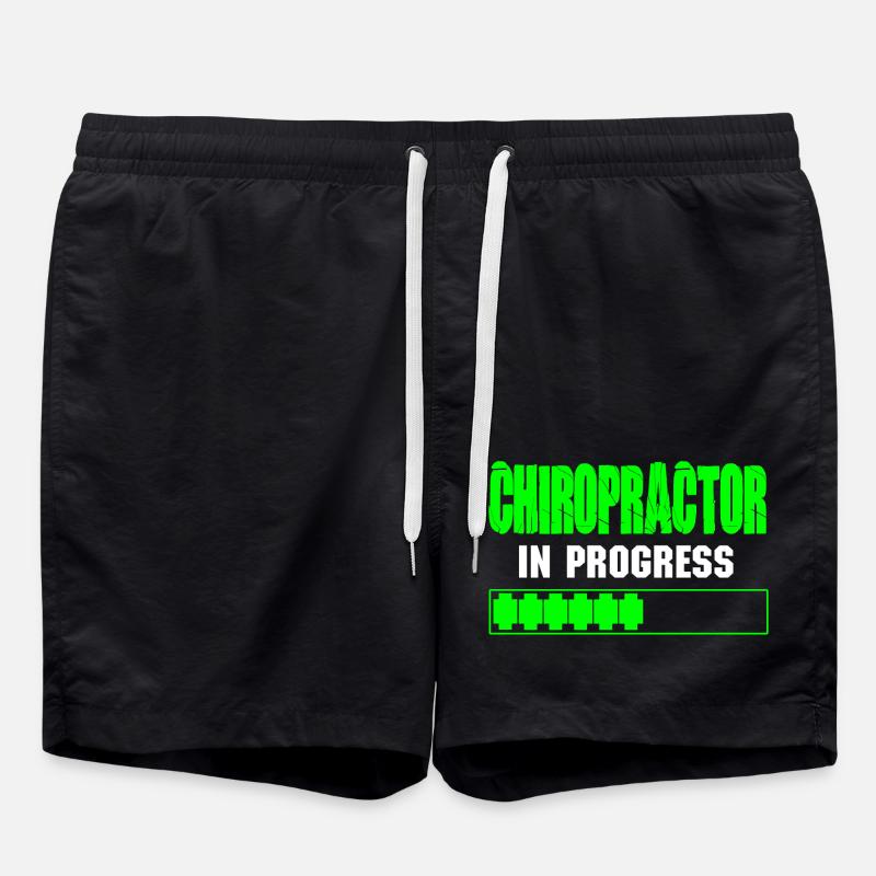 Physiotherapist Chiropractor Physiotherapy - Swim Trunks - black