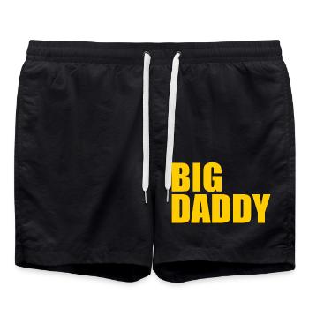 BIG DADDY - Swim Trunks - black - Front - AI Model Male 185 light (185cm)