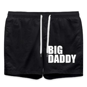 BIG DADDY - Short de bain - noir - Devant - AI Model Male 185 light (185cm)