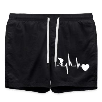 Équipe de hockey sur glace Coeur Sports d’hiver Hockey sur glace - Short de bain - noir - Devant - AI Model Male 185 light (185cm)