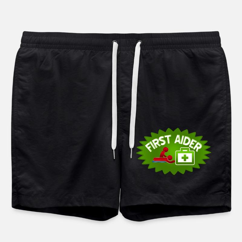 Secouriste - Short de bain - noir