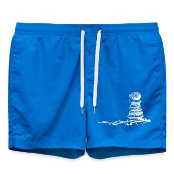 Méditation Pierres de yoga en parfait équilibre - Short de bain - cobalt blue - Devant
