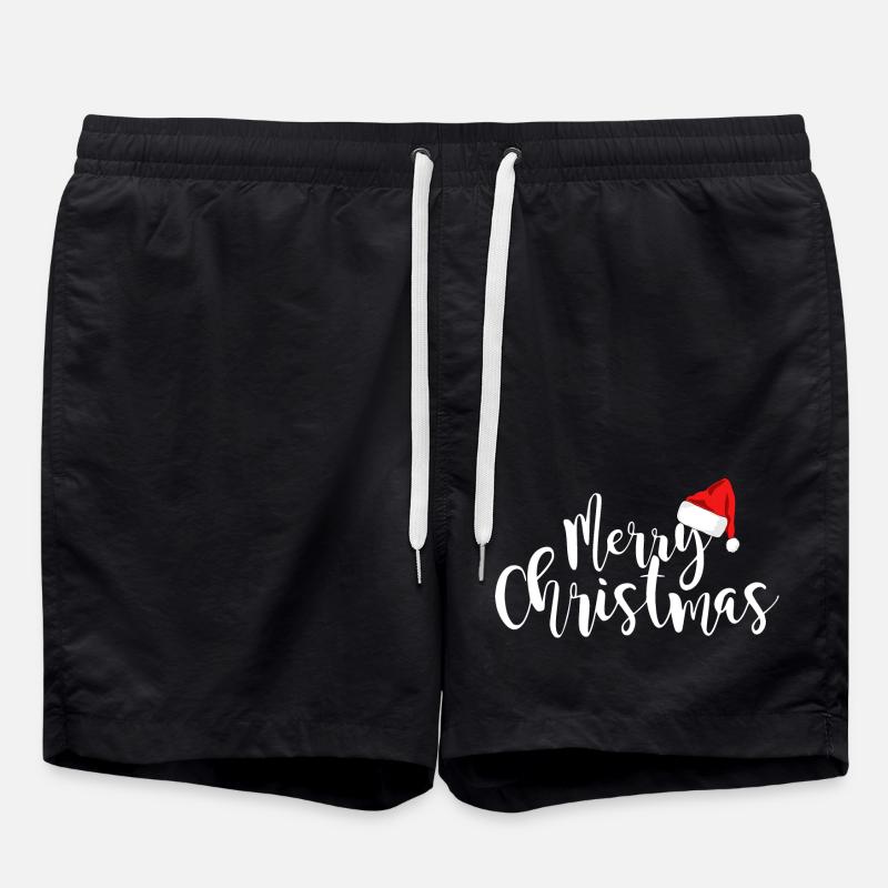 Joyeux Noël - Fröhliche Weihnachten - Short de bain - noir