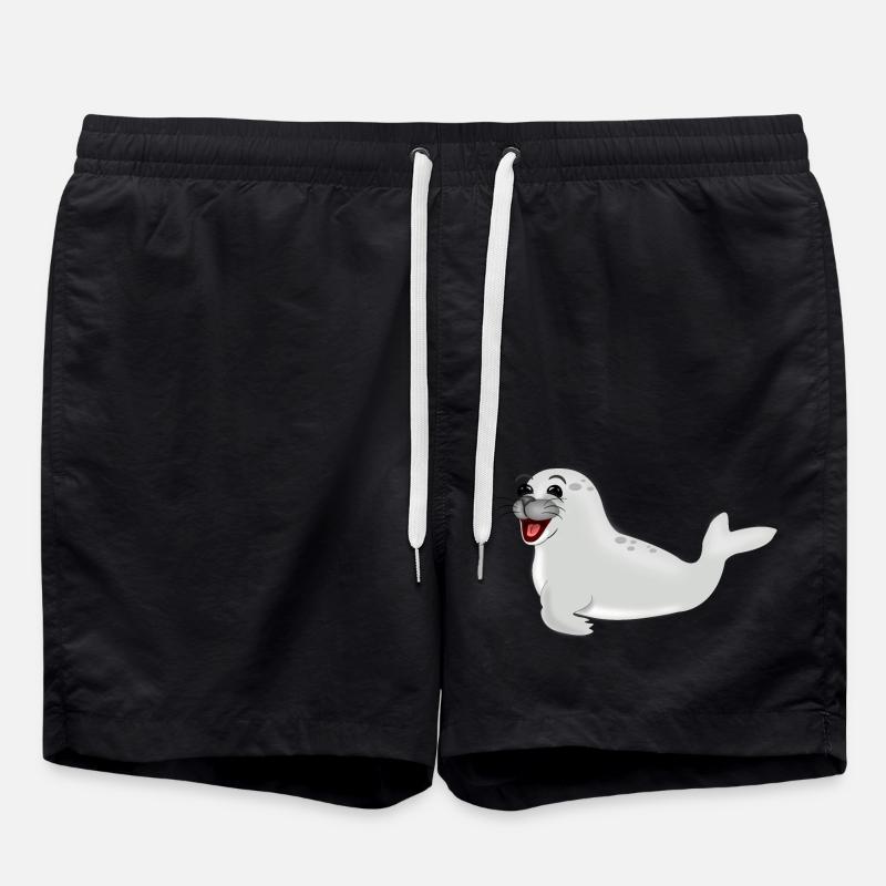Phoque qui rit - Short de bain - noir
