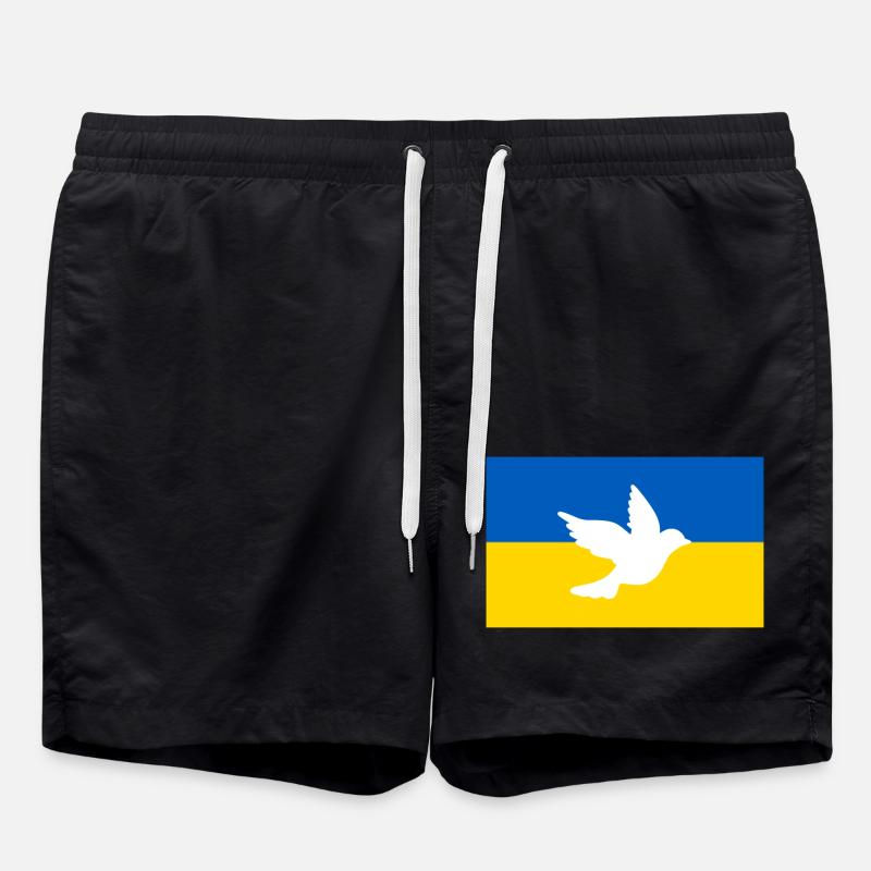 Ukraine - Swim Trunks - black
