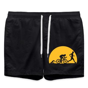Sun Sport Triathlon - Short de bain - noir - Devant - AI Model Male 185 light (185cm)