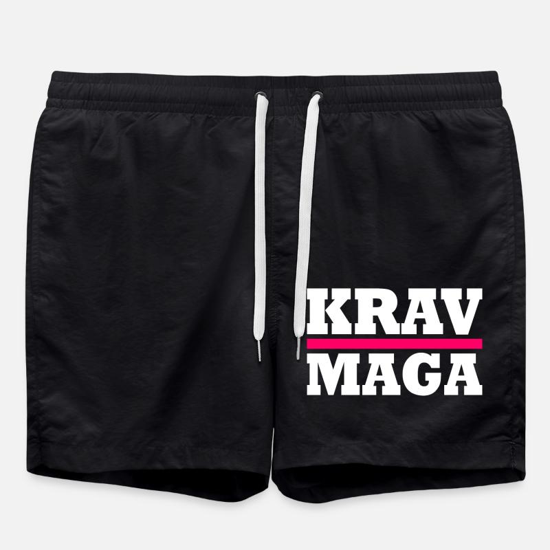 Krav maga - Swim Trunks - black