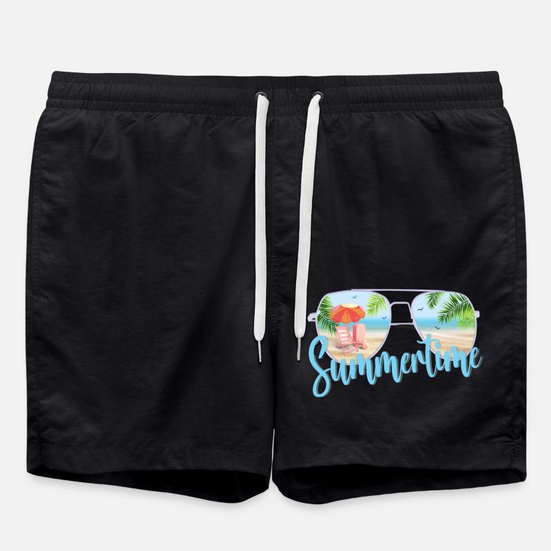 Summertime - Swim Trunks - black