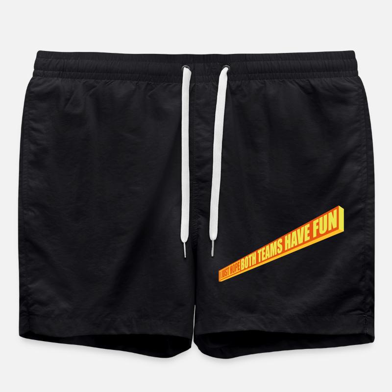 Both Teams Have Fun - Swim Trunks - black