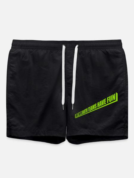 Both Teams Have Fun - Swim Trunks - black