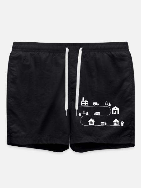 Logistics - Swim Trunks - black