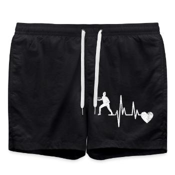 Tennis Tennis Club Raquettes de tennis Joueurs de tennis - Short de bain - noir - Devant - AI Model Male 185 light (185cm)