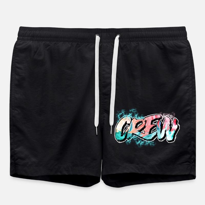 Crew - Badeshorts - Schwarz