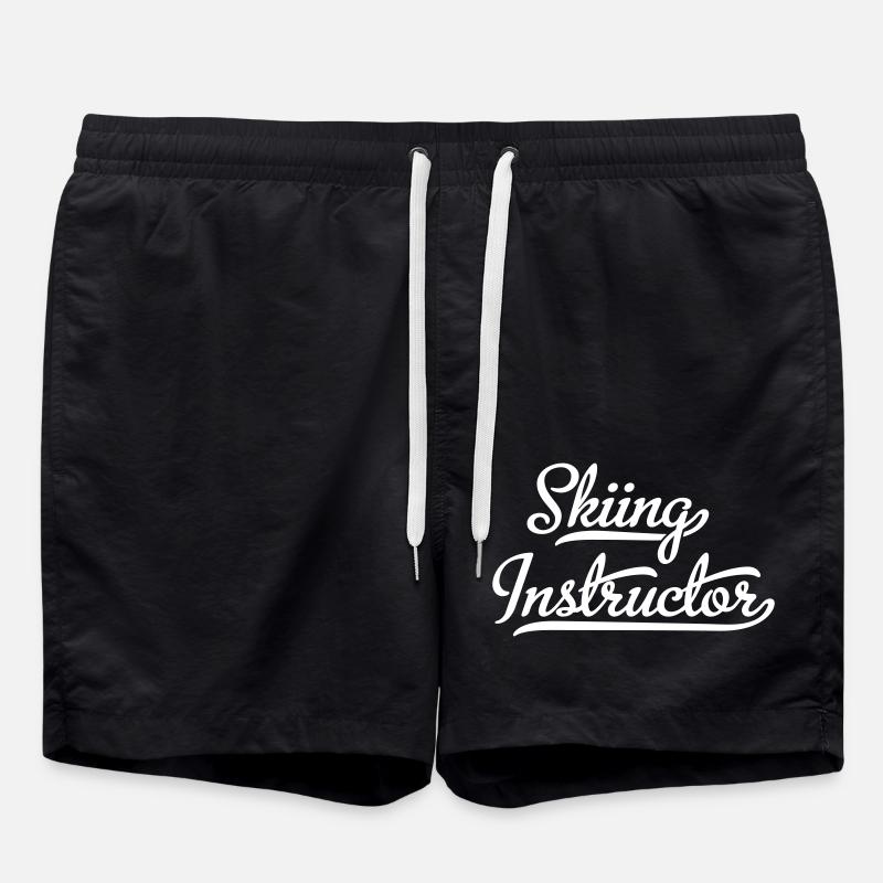 Skilehrer - Badeshorts - Schwarz