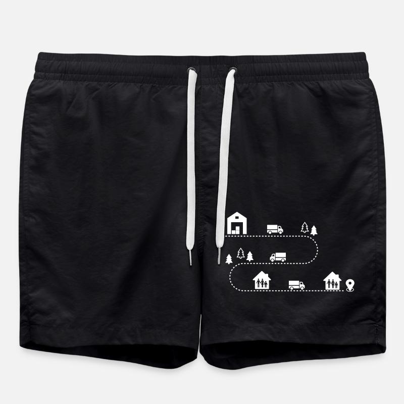 Parcel - Swim Trunks - black