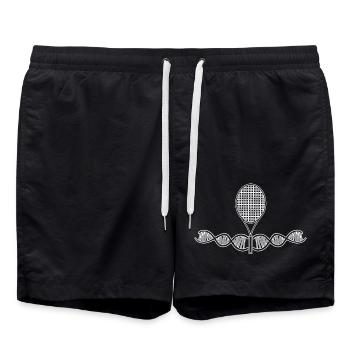 Joueur de tennis Raquette de tennis Tennis Club - Short de bain - noir - Devant - AI Model Male 185 light (185cm)