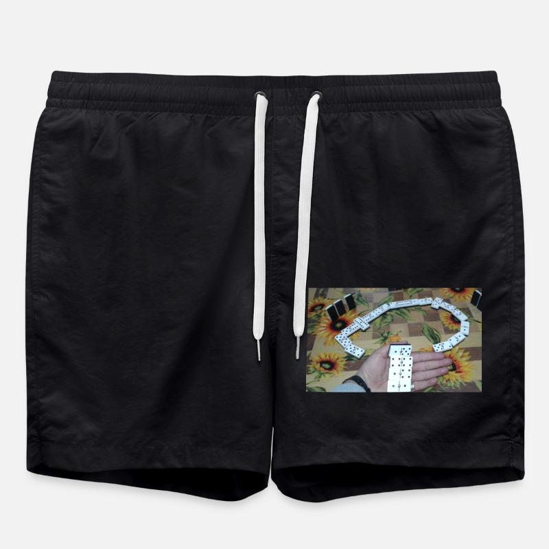 Domino - Badeshorts - Schwarz
