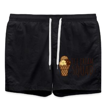 Mignon Ice Cream Squad - Short de bain - noir - Devant - AI Model Male 185 light (185cm)