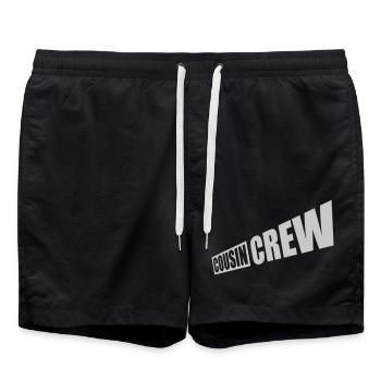 Leader Cousin Crew Team - Short de bain - noir - Devant - AI Model Male 185 light (185cm)