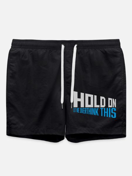 Let me overthink this - Swim Trunks - black